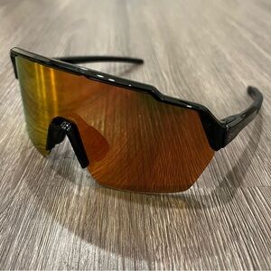 NEW Smith Optics Shift Split Mag Sunglasses - Black with ChromaPop Red Mirror